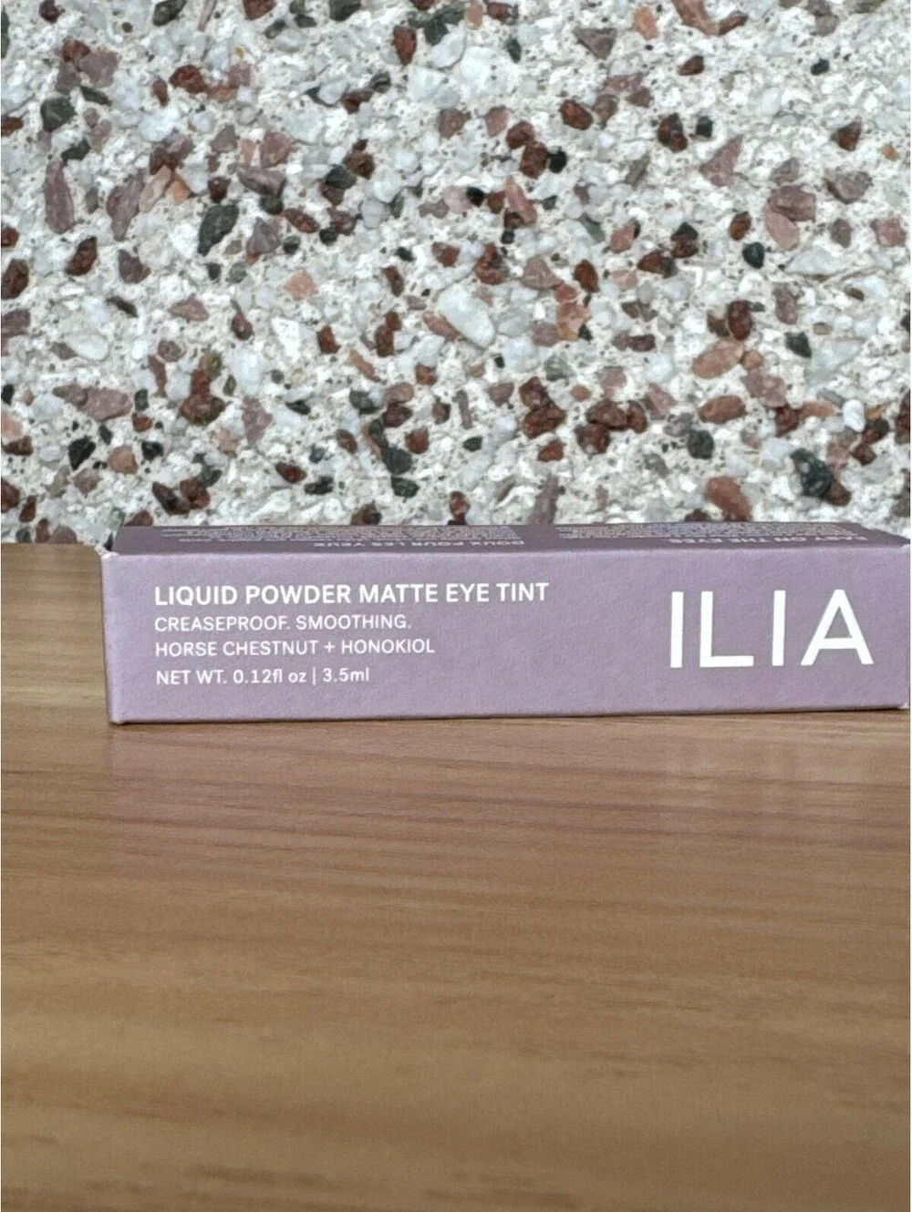 ILIA Liquid Powder Matte Eye Tint Tannin 0.12oz New in Box Full Size